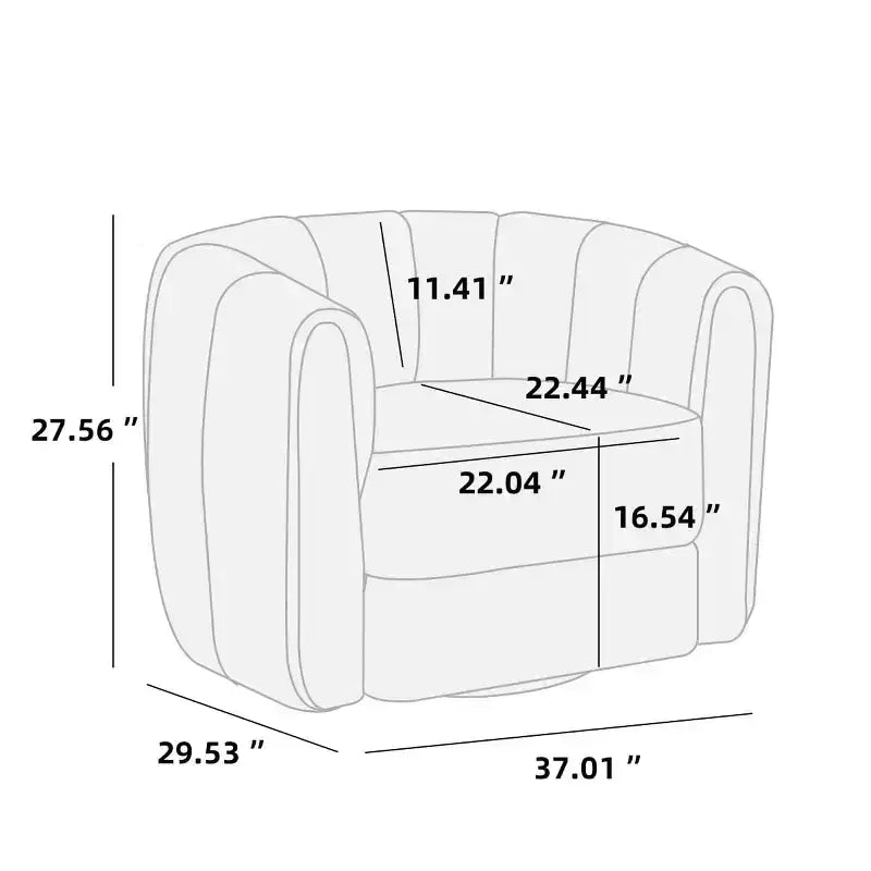 Fauteuil pivotant moderne