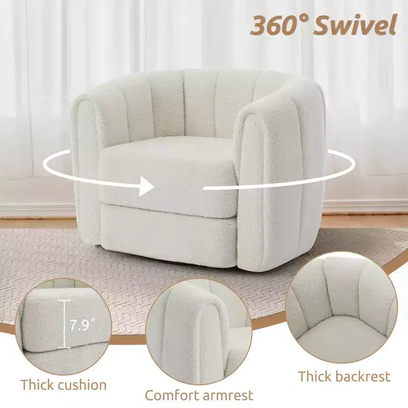 Fauteuil pivotant moderne