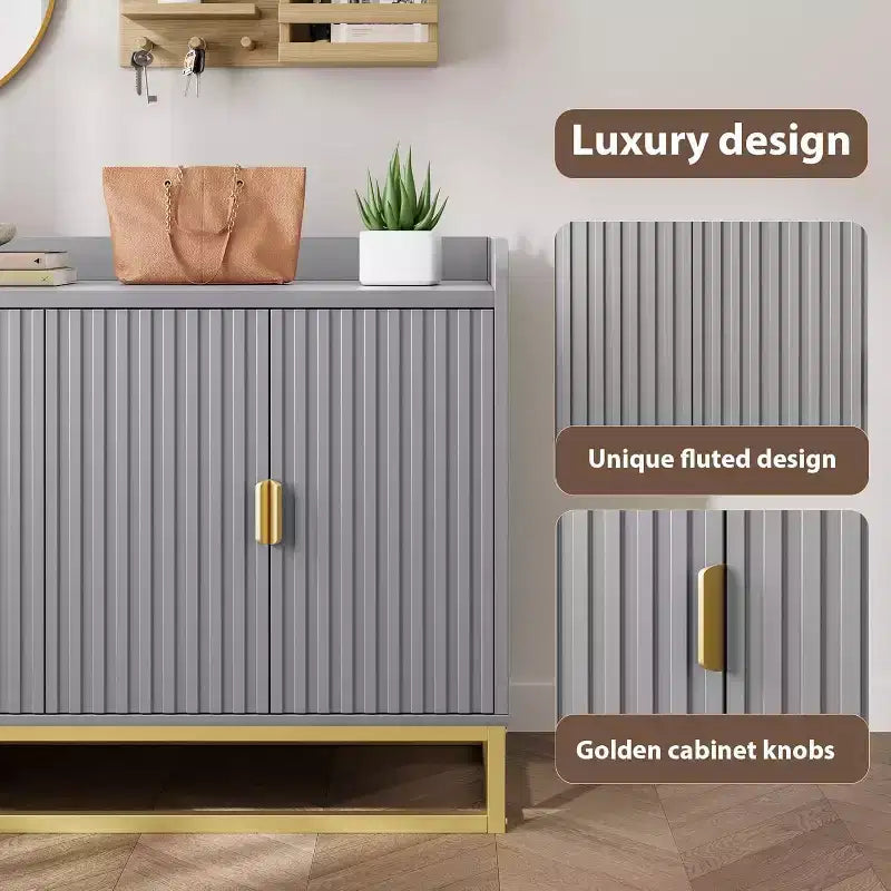 Armoire latérale encastrée avec espace de rangement