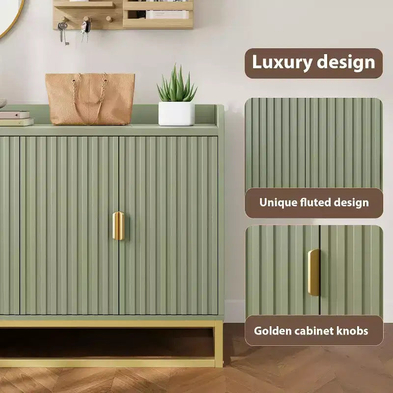 Armoire latérale encastrée avec espace de rangement