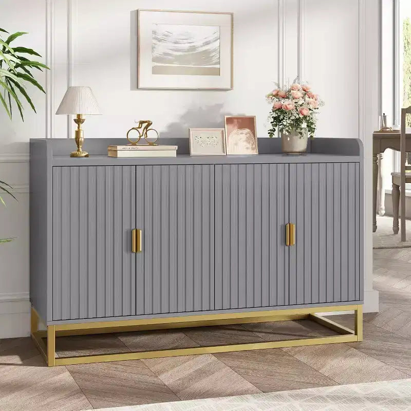 Armoire latérale encastrée avec espace de rangement
