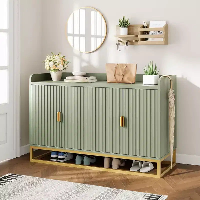 Armoire latérale encastrée avec espace de rangement