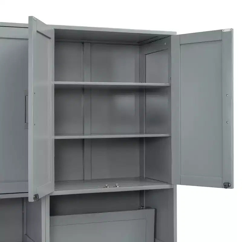Lit escamotable double avec tiroirs et bureau