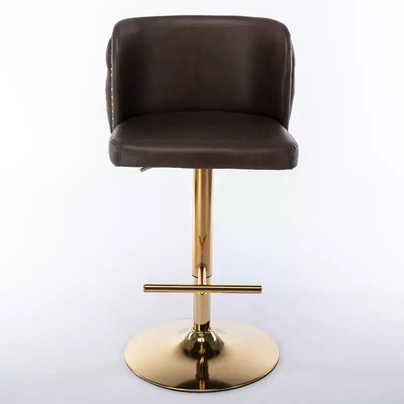 Tabourets de bar pivotants avec hauteur d'assise réglable