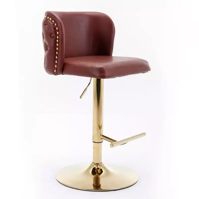Tabourets de bar pivotants avec hauteur d'assise réglable