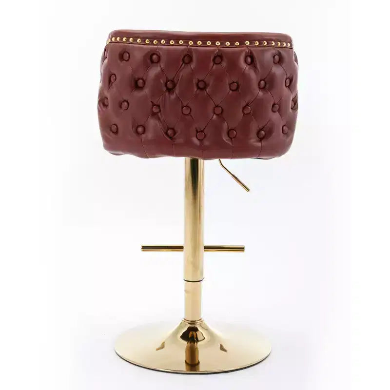 Tabourets de bar pivotants avec hauteur d'assise réglable