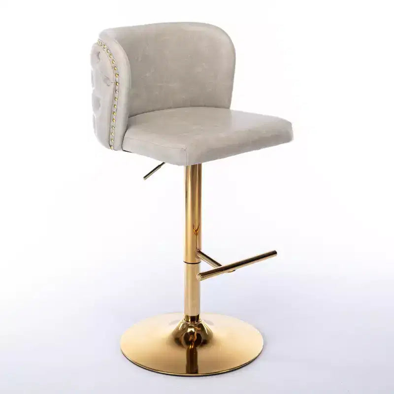 Tabourets de bar pivotants avec hauteur d'assise réglable