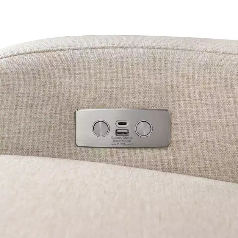 Fauteuil inclinable électronique et fauteuil inclinable/pivotant avec port USB