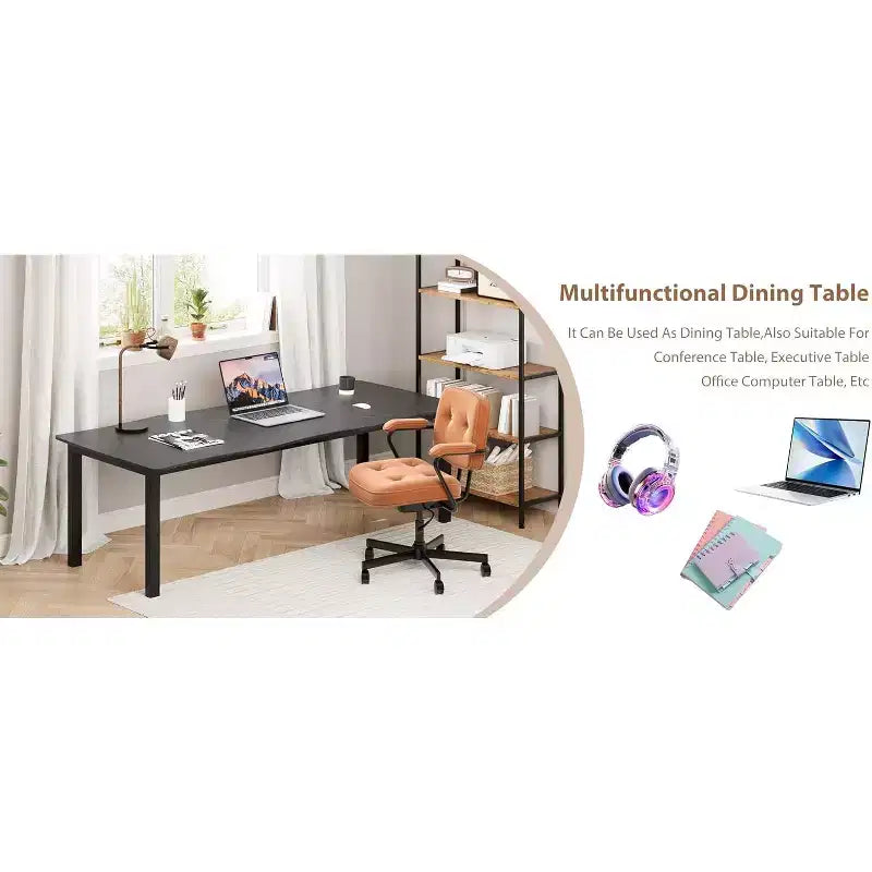 Table à manger avec bord irrégulier ondulé
