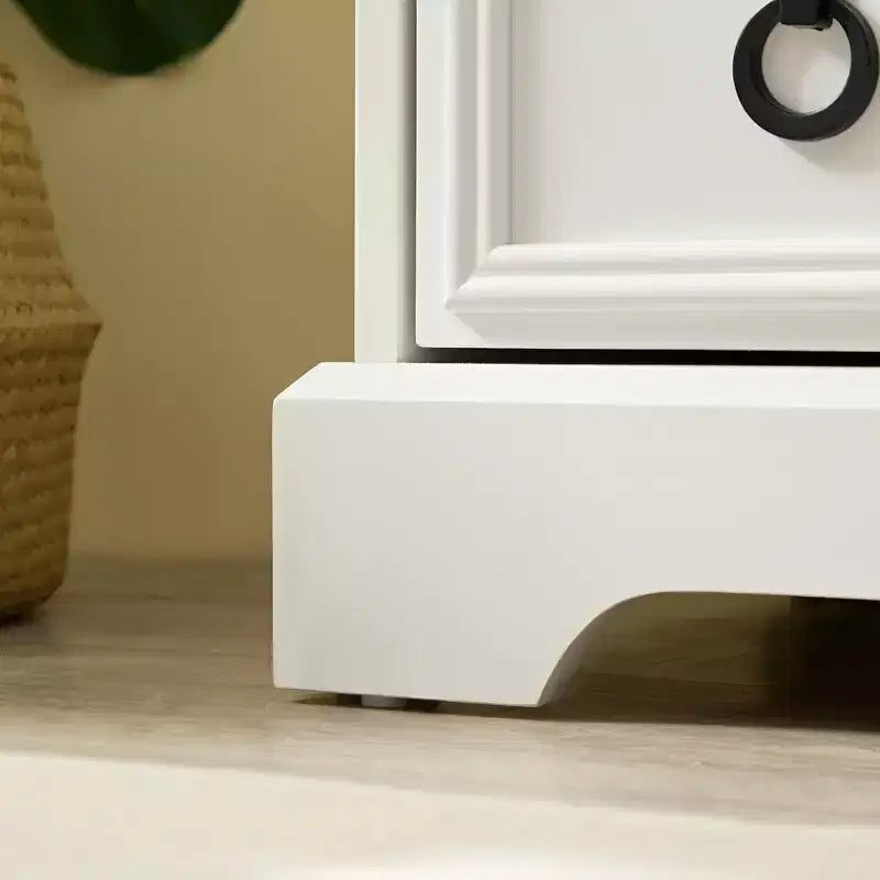 Coiffeuse moderne en bois à six tiroirs avec glissières de tiroir souples