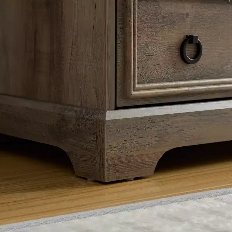 Coiffeuse moderne en bois à six tiroirs avec glissières de tiroir souples