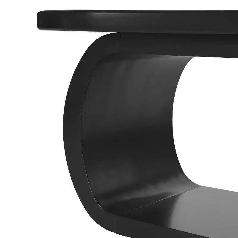 Table basse en bois en forme de nuage