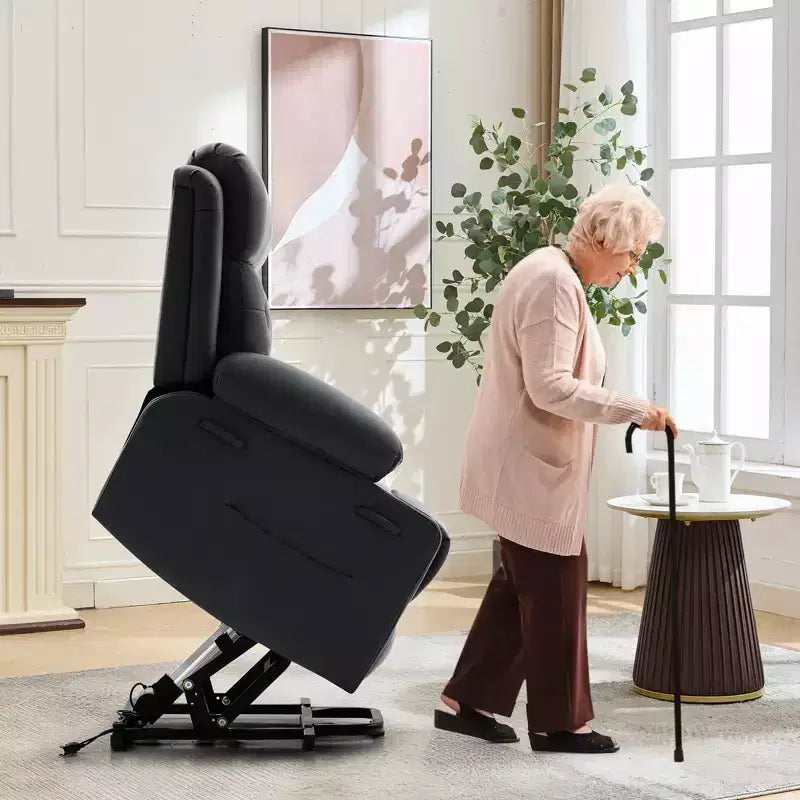 Fauteuil inclinable électrique avec fonction chauffante lombaire