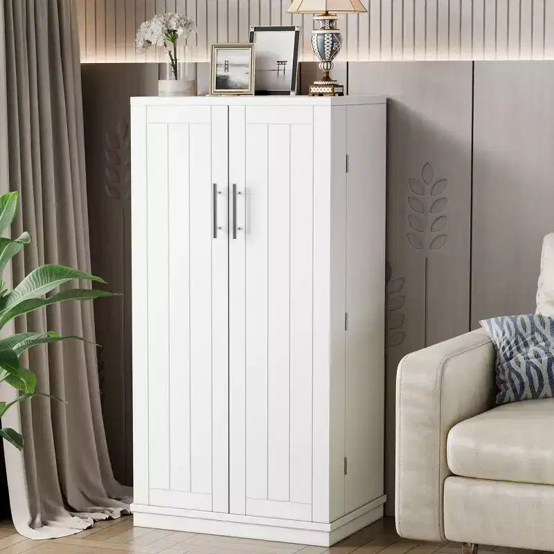 Meubles de cuisine ; meubles de rangement pour aliments avec portes et étagères réglables