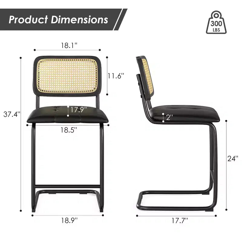Tabourets de bar; Tabourets de bar rembourrés en cuir PU