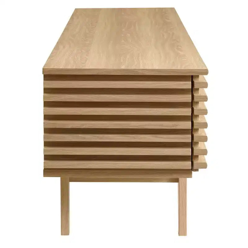Meuble TV; marron, style moderne médiéval