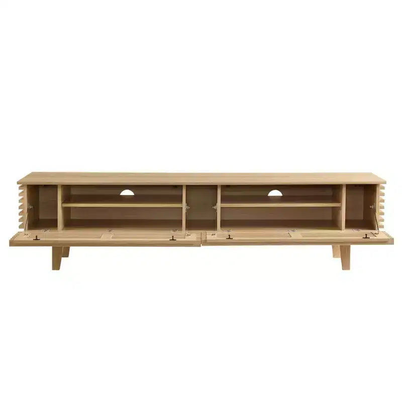 Meuble TV; marron, style moderne médiéval