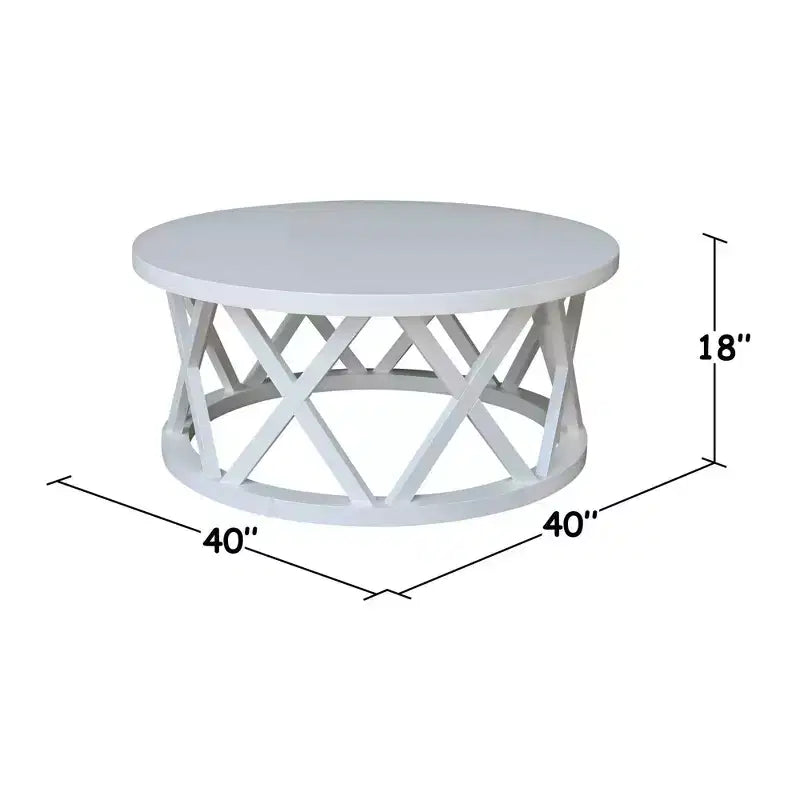 Table basse ronde