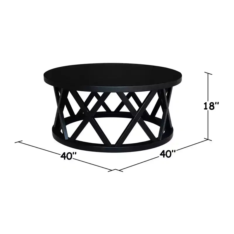 Table basse ronde